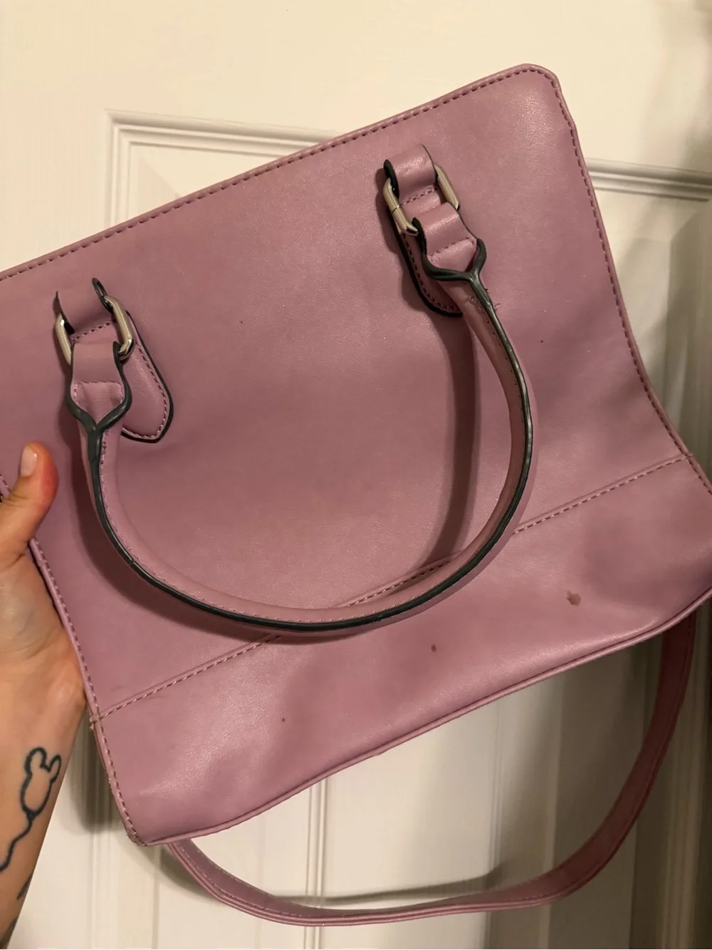 Nine West Mauve Satchel Tote